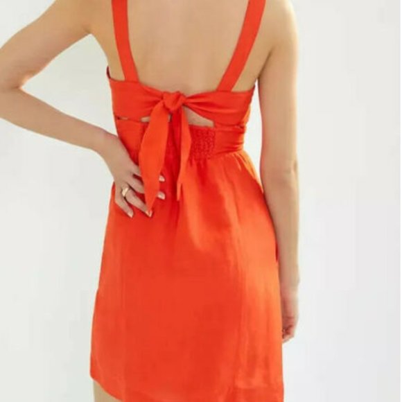 NWT Anthropologie Maeve Twist-Front Button Down Dress, Size S - Picture 3 of 5